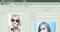 Desktop Screenshot of daniellehope.deviantart.com