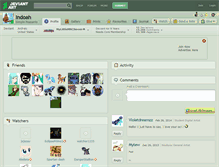 Tablet Screenshot of indoah.deviantart.com