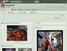Tablet Screenshot of masterchomic.deviantart.com
