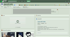 Desktop Screenshot of gaara-left-inside.deviantart.com
