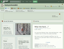 Tablet Screenshot of keeleyanimeaddict.deviantart.com