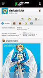 Mobile Screenshot of darkstalkler.deviantart.com