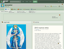 Tablet Screenshot of darkstalkler.deviantart.com