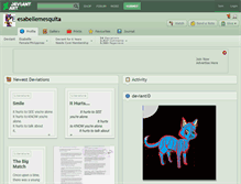 Tablet Screenshot of esabellemesquita.deviantart.com