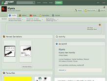 Tablet Screenshot of kiyera.deviantart.com