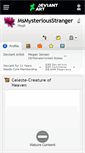 Mobile Screenshot of msmysteriousstranger.deviantart.com