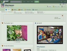Tablet Screenshot of kittychanann.deviantart.com