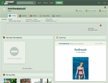 Tablet Screenshot of imintheakatsuki.deviantart.com