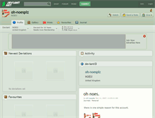 Tablet Screenshot of oh-noesplz.deviantart.com