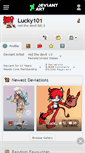 Mobile Screenshot of lucky101.deviantart.com