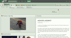 Desktop Screenshot of platinumx.deviantart.com