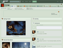 Tablet Screenshot of ironage.deviantart.com