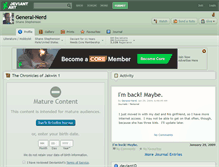 Tablet Screenshot of general-nerd.deviantart.com