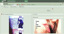 Desktop Screenshot of flesh-box.deviantart.com