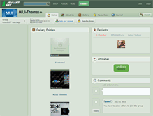Tablet Screenshot of miui-themes.deviantart.com