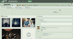 Desktop Screenshot of kantxmetal.deviantart.com