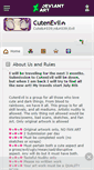 Mobile Screenshot of cutenevil.deviantart.com