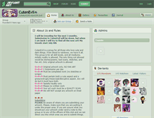 Tablet Screenshot of cutenevil.deviantart.com