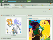 Tablet Screenshot of naydania.deviantart.com