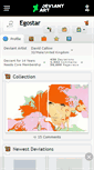 Mobile Screenshot of egostar.deviantart.com