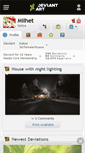 Mobile Screenshot of milhet.deviantart.com