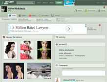 Tablet Screenshot of aisha-abdulaziz.deviantart.com