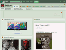 Tablet Screenshot of digitalhigh.deviantart.com