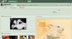 Desktop Screenshot of platinumgirl.deviantart.com