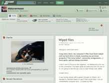 Tablet Screenshot of mistovermoon.deviantart.com
