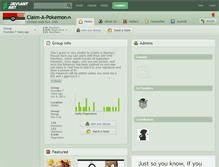Tablet Screenshot of claim-a-pokemon.deviantart.com