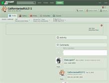 Tablet Screenshot of californianiasrule12.deviantart.com