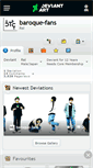 Mobile Screenshot of baroque-fans.deviantart.com