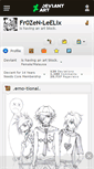 Mobile Screenshot of fr0zen-leelix.deviantart.com