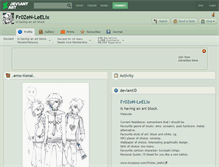Tablet Screenshot of fr0zen-leelix.deviantart.com