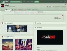 Tablet Screenshot of kare2.deviantart.com