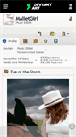 Mobile Screenshot of malletgirl.deviantart.com