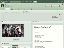 Tablet Screenshot of dnamra.deviantart.com