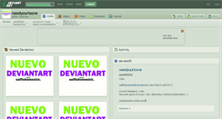 Desktop Screenshot of needyourloove.deviantart.com