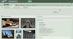 Desktop Screenshot of dmccabe.deviantart.com