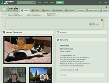 Tablet Screenshot of dmccabe.deviantart.com