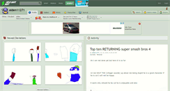 Desktop Screenshot of aiden11271.deviantart.com