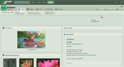 Desktop Screenshot of phobpaw.deviantart.com