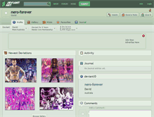 Tablet Screenshot of nero-forever.deviantart.com