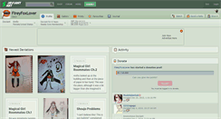 Desktop Screenshot of fireyfoxlover.deviantart.com