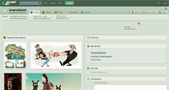 Desktop Screenshot of amandaquist.deviantart.com