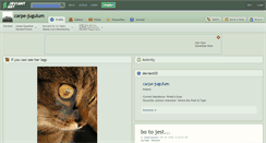 Desktop Screenshot of carpe-jugulum.deviantart.com