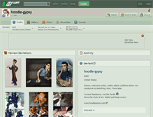 Tablet Screenshot of hoodie-gypsy.deviantart.com