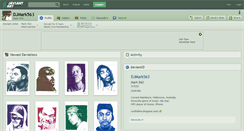 Desktop Screenshot of djmark563.deviantart.com