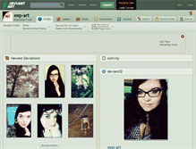 Tablet Screenshot of eep-art.deviantart.com