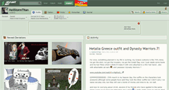 Desktop Screenshot of hellstormtitan.deviantart.com